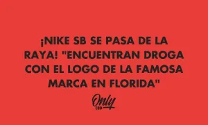 Você encontra cocaína com o logotipo da Nike