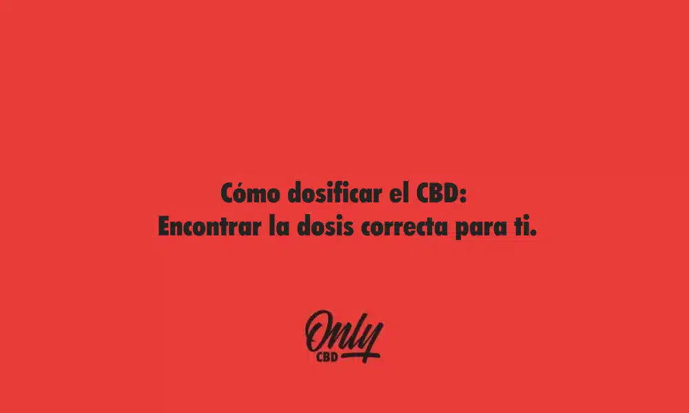 How to dose CBD